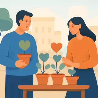 Cinco plantas con hojas en forma de corazón ideales para San Valentín