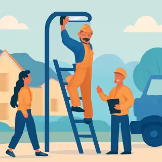 Cipolletti inicia recambio de luminarias LED en barrio Flamingo