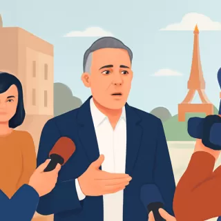 Alfredo Cornejo denuncia video falso generado con IA que lo muestra en París