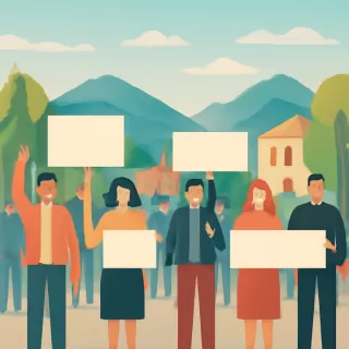 Vecinos de El Bolsón rechazan la reforma laboral impulsada por el Gobierno nacional