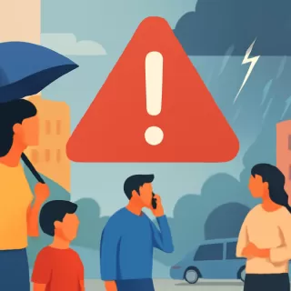 Instituto brasileño emite alerta roja por tormentas previstas en Uruguay