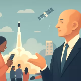 Jeff Bezos lanza nuevos satélites para competir con Elon Musk en internet satelital