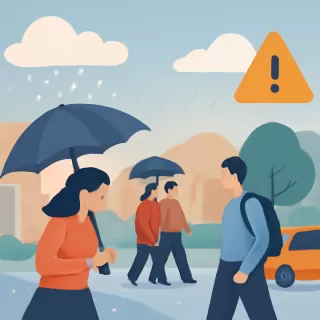 Clima en Salta: caída de granizo, lluvias en el sur y alerta amarilla para casi toda la provincia