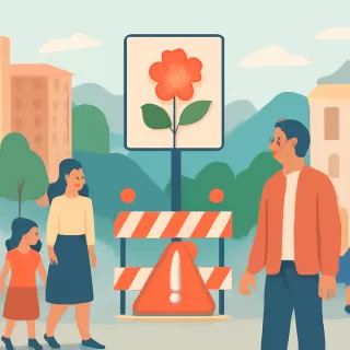 Cortes y desvíos de tránsito en el centro de Villa La Angostura por la Fiesta Nacional de los Jardines