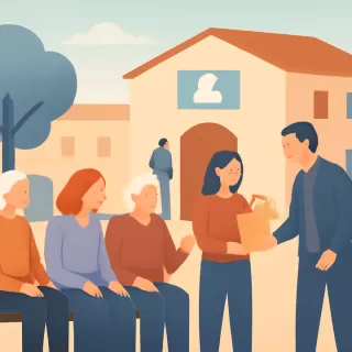 Jubilados de Santa Rosa de Calamuchita realizan asambleas semanales frente al PAMI