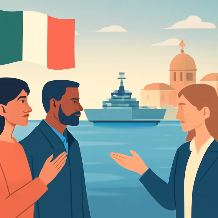 ONG italianas repudian el bloqueo naval de Meloni contra migrantes