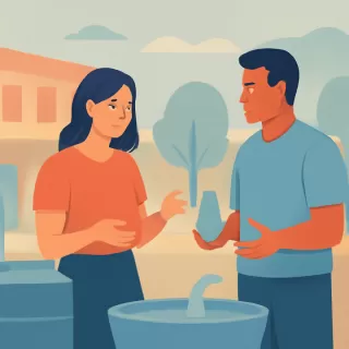 Tras el temporal, recomiendan uso responsable del agua en Jardín América