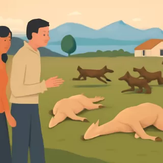 Jauría de perros salvajes causa la muerte de 30 llamas en Tierra del Fuego