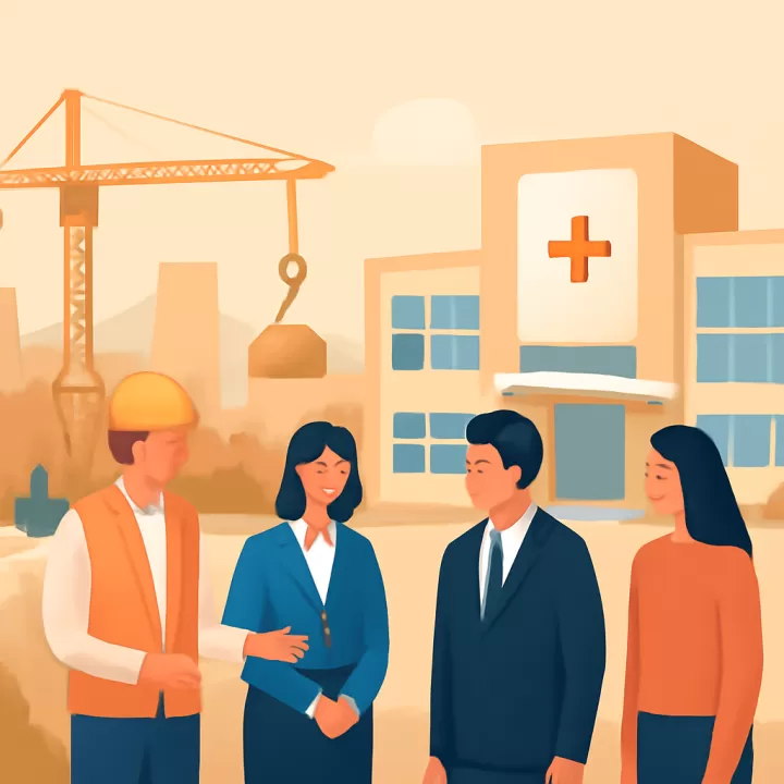 Reactivación de obras en el Hospital Bicentenario de Gualeguaychú tras encuentro con funcionarios provinciales