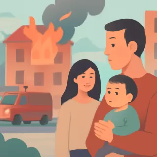 Bebé de 1 año y 9 meses internado tras incendio en Campo Grande, Misiones