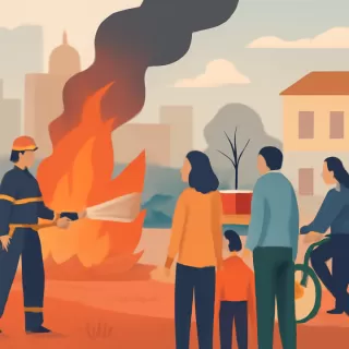 Incendio en un descampado de José Hernández genera preocupación entre vecinos