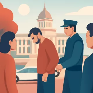 Milton Tolomeo detenido por lanzamiento de bombas molotov frente al Congreso