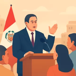 Presidente interino de Perú José Jerí niega cargos por contrataciones irregulares antes de moción de censura