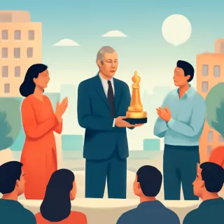 Edgardo Bonetto fue galardonado con el Premio Faro de Oro en Mar del Plata