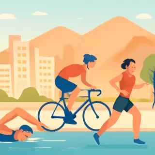 El Triatlón Vendimia realizó su 40ª edición en Mendoza con más de 300 participantes