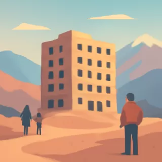 El Hotel Plaza de Mulas, el más alto de Argentina, permanece abandonado en la Cordillera de los Andes