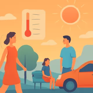 Se prevé una jornada de calor intenso en Comodoro Rivadavia y Rada Tilly durante el feriado de carnaval