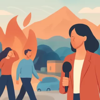 Alerta por vientos y riesgo de incendios en la cordillera de Río Negro