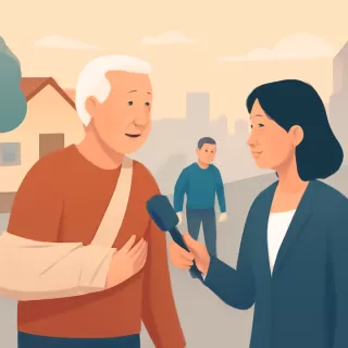 Jubilado de Rawson resultó herido tras enfrentar a un ladrón en su domicilio