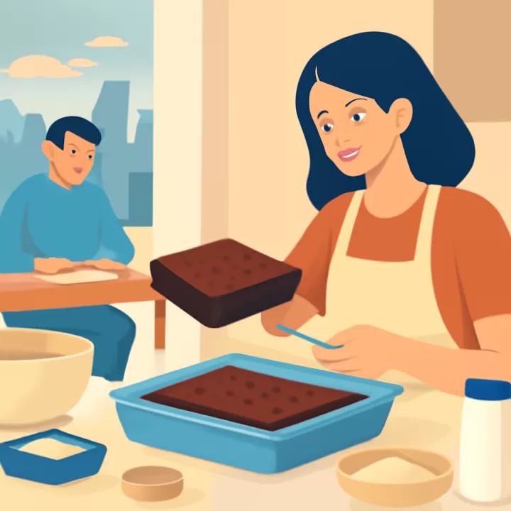 Receta clásica de brownie de chocolate con seis ingredientes y truco para que quede húmedo