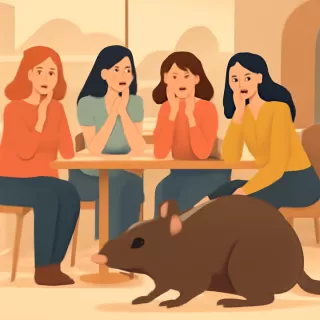 San Valentín en zona oeste de Salta terminó con presencia de roedores en un restaurante