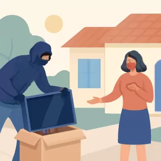 Robo en Santa Lucía: delincuentes sustrajeron joyas y un televisor sin estrenar