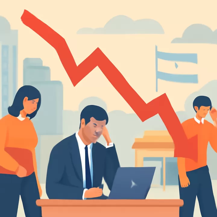 El empleo privado en Argentina disminuyó en 81.000 puestos en seis meses, con comercio e industria como los sectores más afectados