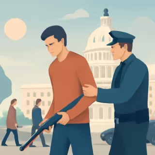 Detienen a un hombre armado con escopeta cerca del Capitolio en Washington