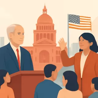 Encuestas muestran liderazgo de Greg Abbott sobre Gina Hinojosa en la carrera por la gobernación de Texas