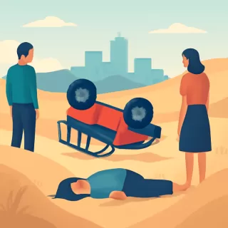 Villa Gesell: joven de 25 años sufrió graves heridas tras volcar un UTV en los médanos