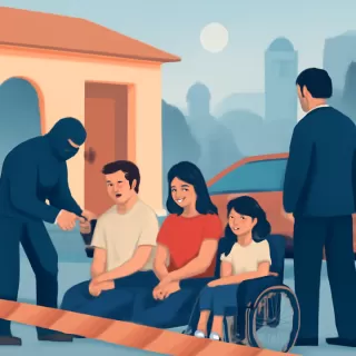 Asaltan y maniatan a un matrimonio y a su hija con discapacidad en Capital