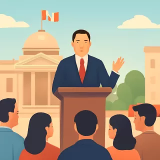 José María Balcázar asume la presidencia interina del Perú tras destitución de José Jerí