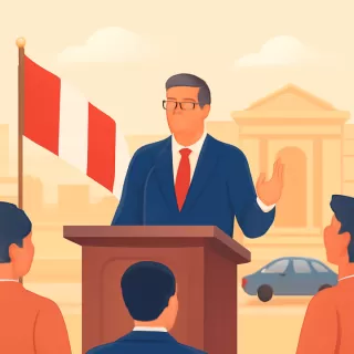 José María Balcázar asume la presidencia interina del Congreso de Perú