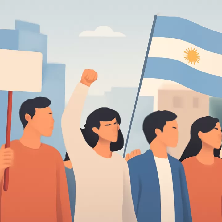 Paros y marchas en varias provincias argentinas contra la reforma laboral