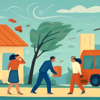 Fuertes ráfagas de viento causan daños en la zona sur de Misiones