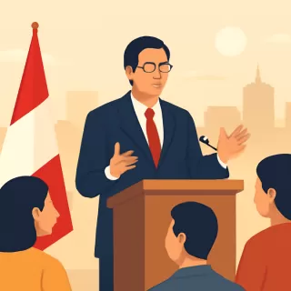 José María Balcázar asume la presidencia interina de Perú y aborda controversia por declaraciones sobre matrimonio infantil