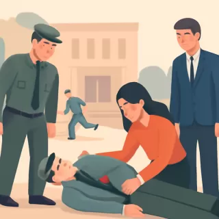 Agente herido por explosión en la Escuela Superior de Gendarmería