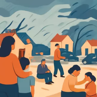 Temporal en Puerto Esperanza deja a más de diez familias sin techo