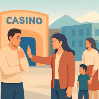 Prohíben ingreso a un casino a un padre por deuda en cuota alimentaria en Bariloche