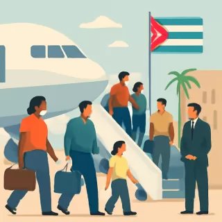 Cuba recibe vuelo con 116 migrantes irregulares deportados desde Estados Unidos