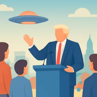 Trump ordena publicar todos los archivos gubernamentales sobre extraterrestres
