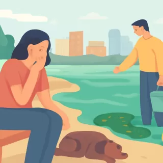 Alerta por bacterias tóxicas en la costa del río Paraná tras la muerte de una perra en Posadas