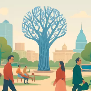 Arbórea Magna, la escultura tecnológica más grande de América Latina, en Buenos Aires