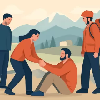 Rescatan a Salvador Álvarez Cano tras tres días desaparecido en la cordillera cerca de Bariloche