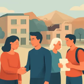 Avanzan las gestiones habitacionales para vecinos afectados por el colapso en Cerro Hermitte