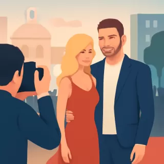 Evangelina Anderson e Ian Lucas confirmaron su romance en la fiesta de MasterChef Celebrity