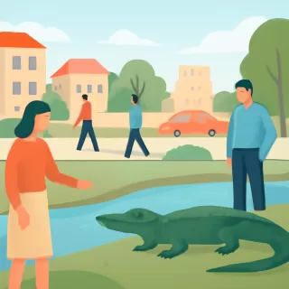 El yacaré continuará en el arroyo El Torto en 25 de Mayo, Misiones