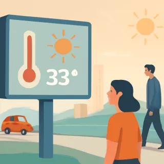 Pronóstico de sábado con máxima de 33°C en Comodoro Rivadavia y Rada Tilly