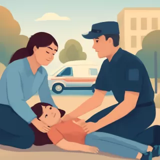 Guardia Urbana de Córdoba asistió a una niña con convulsiones en Parque Sarmiento