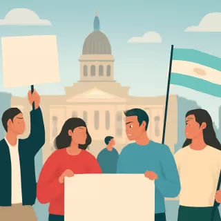 Sindicalismo fragmentado impulsa un paro de 36 horas contra la reforma laboral en Argentina